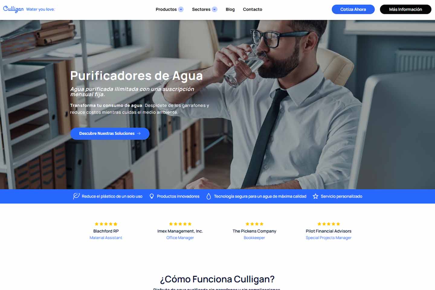 Culligan — catálogo de purificadores industriales